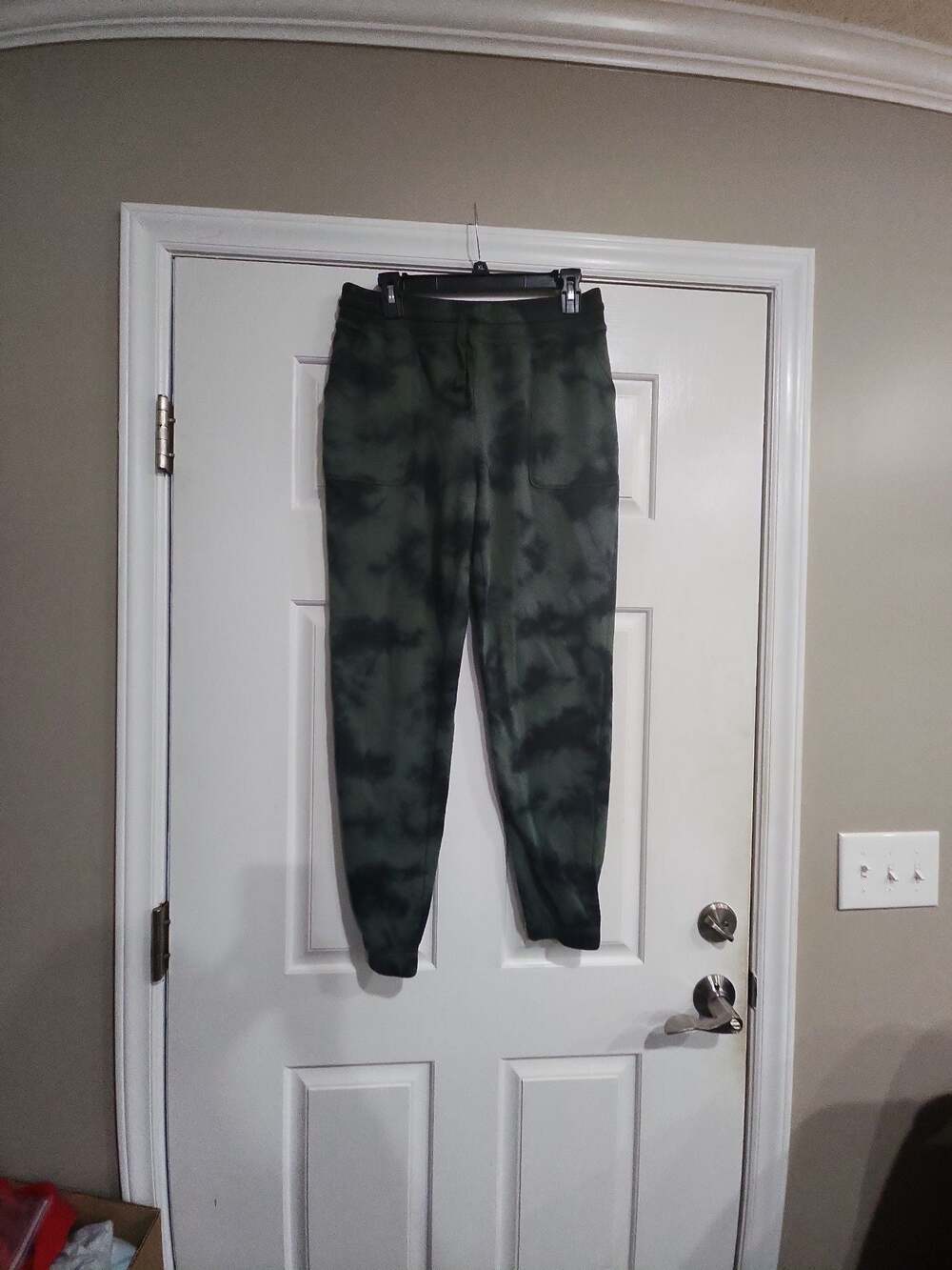 maurices Olive Green Tie Dye Fleece Jogger Sweatpants